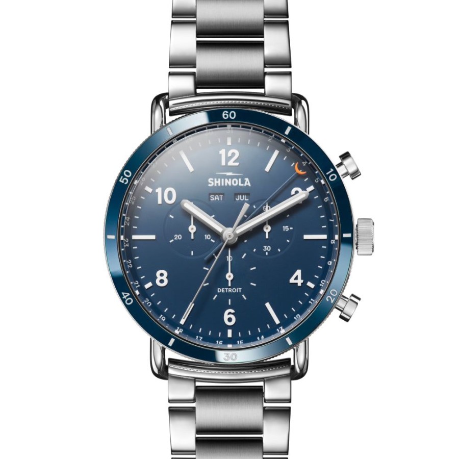 Timepieces Shinola | Shinola Gents 45Mm Canfield Sport Chronograph