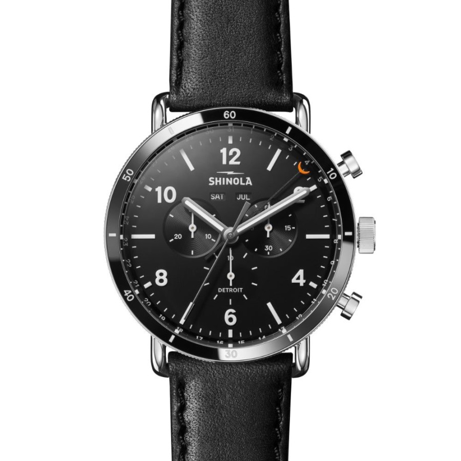 Timepieces Shinola | Shinola Gents 45Mm Canfield Sport Chronograph