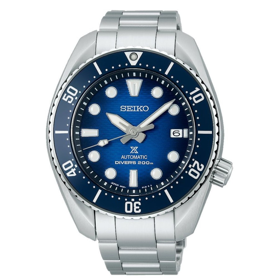 Timepieces Seiko | Seiko Prospex Diver'S Watch Blue Dial Spb321