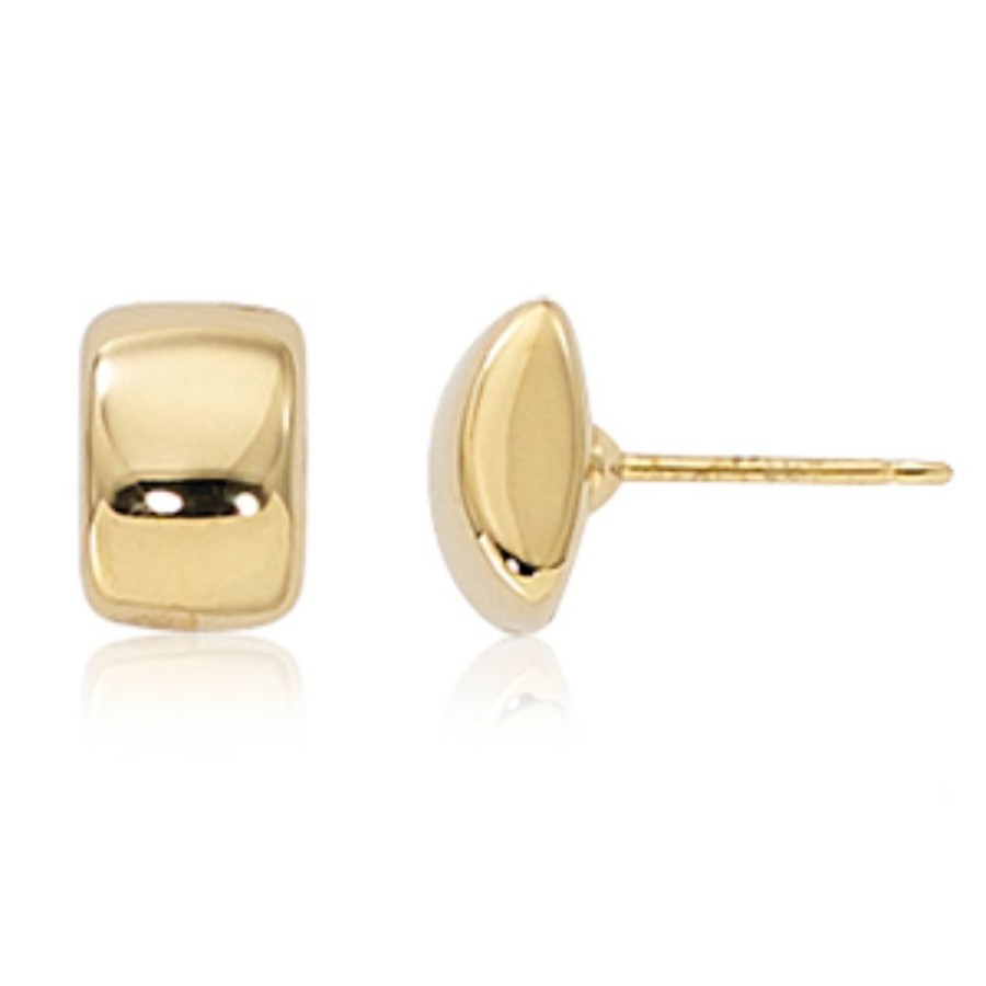 Jewelry Smyth Jewelers | 14K Gold Modern Rectangular Stud Earrings