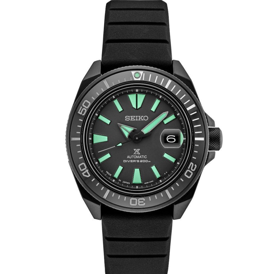 Timepieces Seiko | Seiko Prospex Black Series Limited Edition Black Dial Srph97