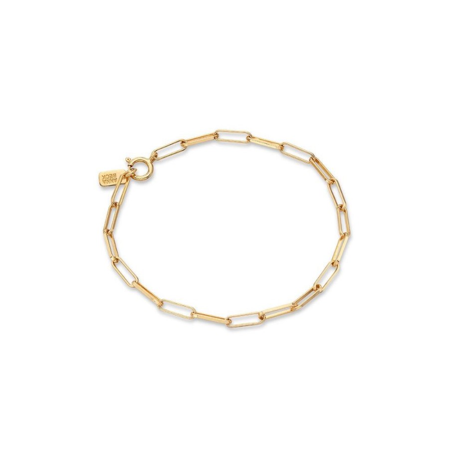 Jewelry Anna Beck | Anna Beck Elongated Box Chain Bracelet