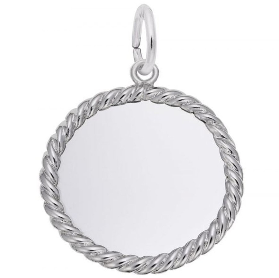 Jewelry Rembrandt | Twist Rope Disc Charm