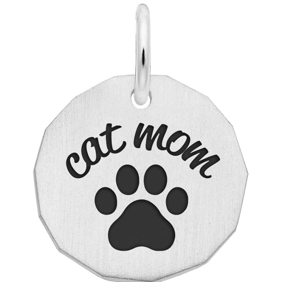 Jewelry Rembrandt | Sterling Silver Cat Mom Charm