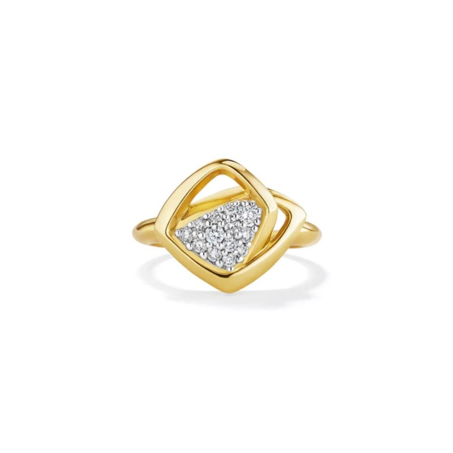 Jewelry Judith Ripka | Judith Ripka 14K Selvaggia Ring With Diamonds