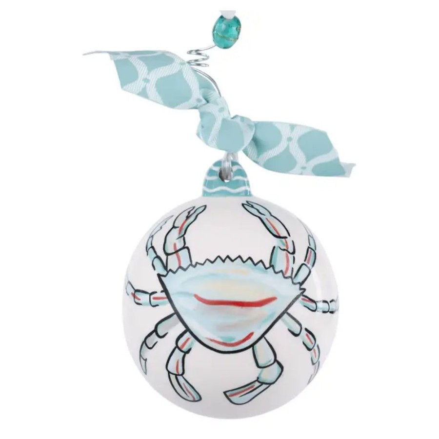 Gifts Glory Haus | Glory Haus Blue Crab Ornament