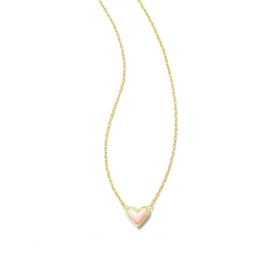 Jewelry Kendra Scott | Kendra Scott Framed Ari Heart Short Pendant Necklace