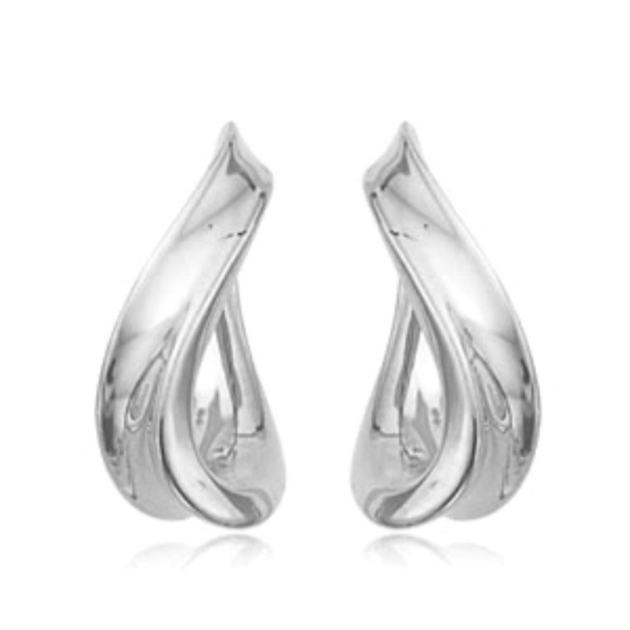 Jewelry Smyth Jewelers | Sterling Silver Twisted Hoop Earring