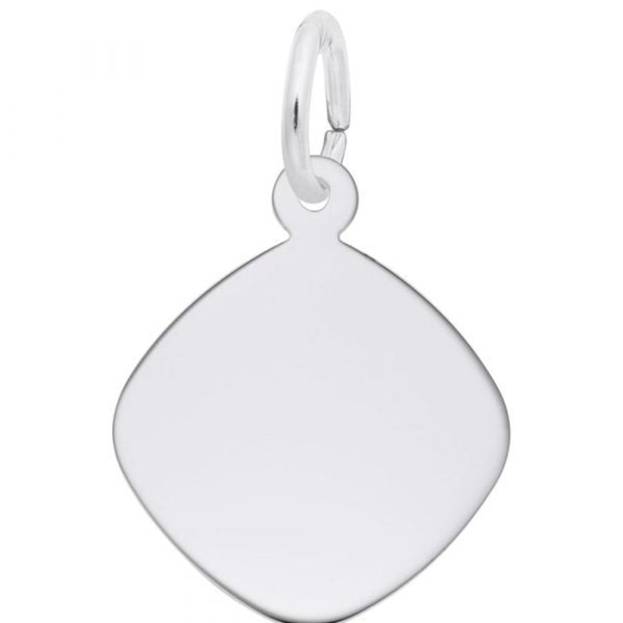 Jewelry Rembrandt | Sterling Silver Diamond Shape Charm