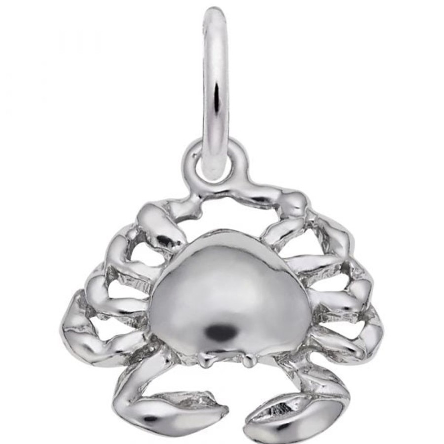 Gifts Rembrandt | Sterling Silver Crab Charm