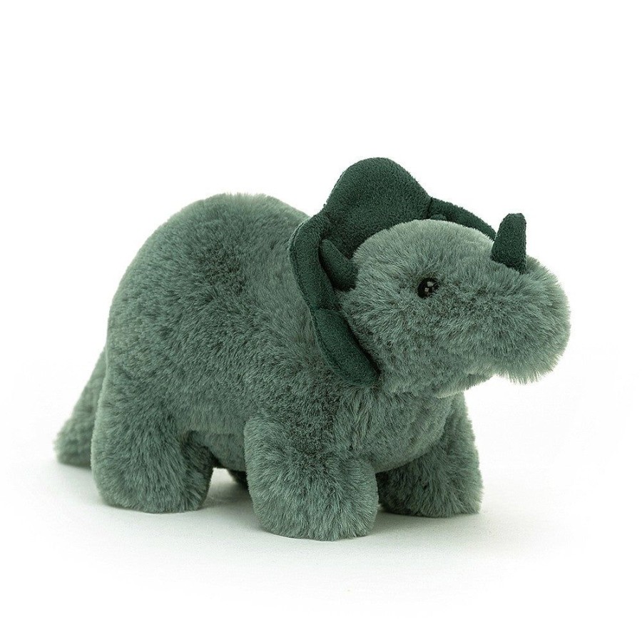 Gifts Jellycat | Jellycat Fossilly Triceratops Mini