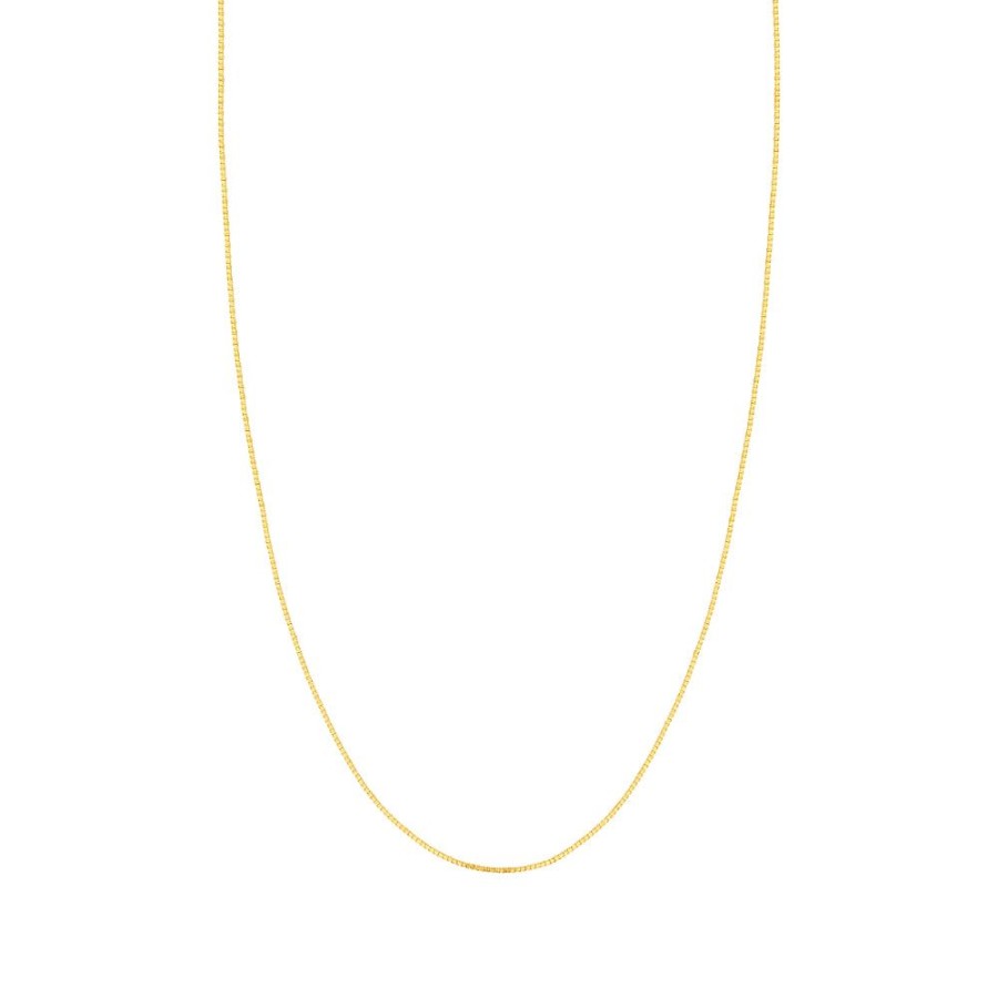 Jewelry Smyth Jewelers | 14Kt Yellow Gold .96Mm Box Chain, 30"