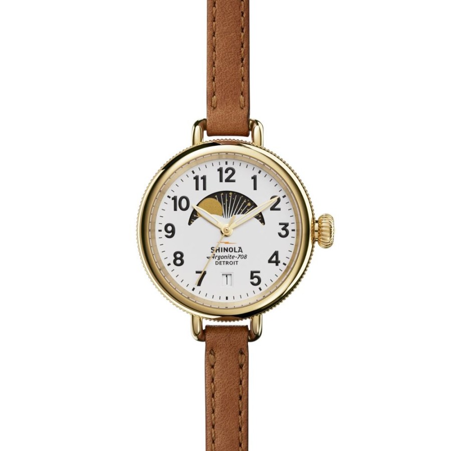 Timepieces Shinola | Shinola Birdy 34Mm Moon Phase