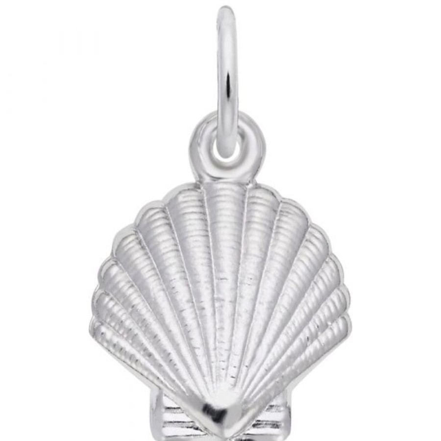 Jewelry Rembrandt | Sterling Silver Clamshell Charm