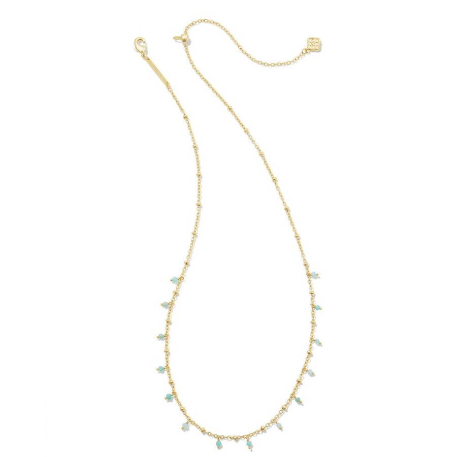 Jewelry Kendra Scott | Kendra Scott Camry Beaded Gold Strand Necklace