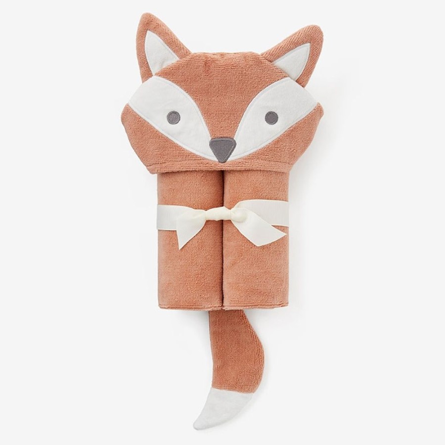 Gifts Elegant Baby | Elegant Baby Bath Wrap Rust Fox