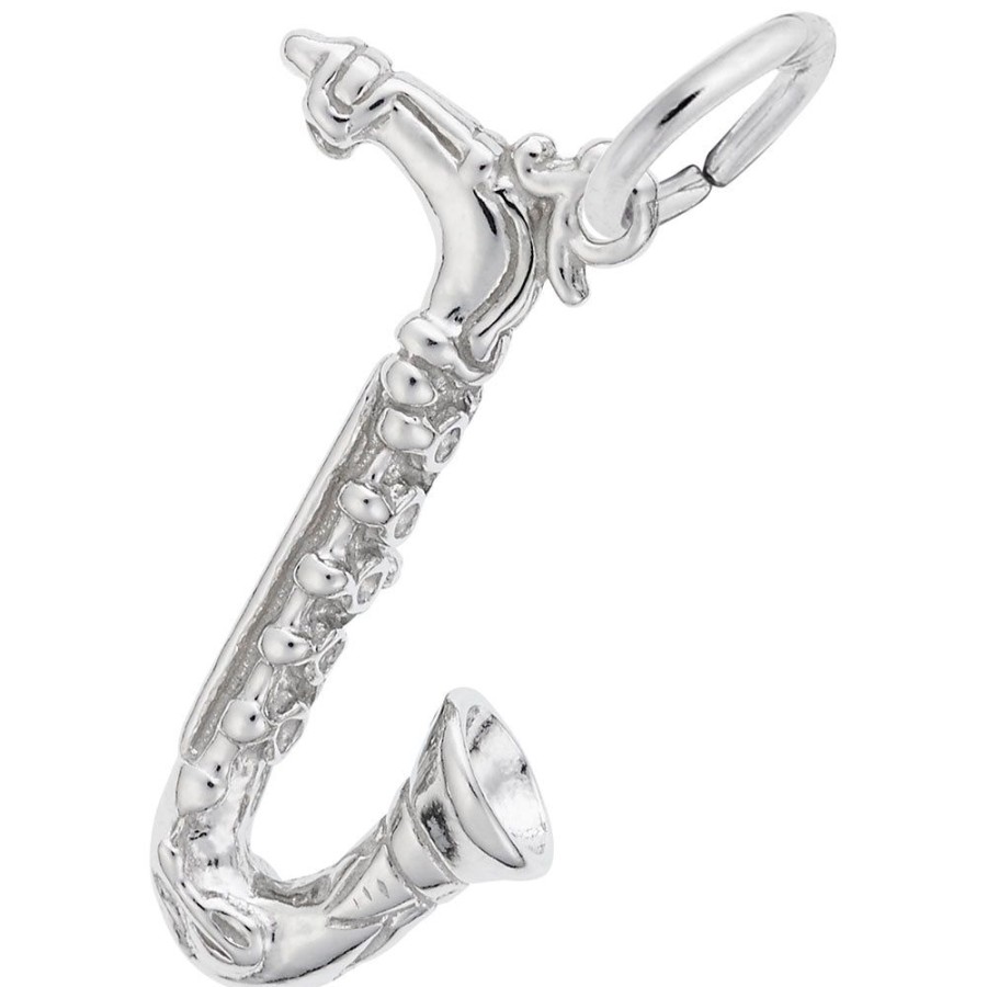 Jewelry Rembrandt | Sterling Silver Saxophone Charm