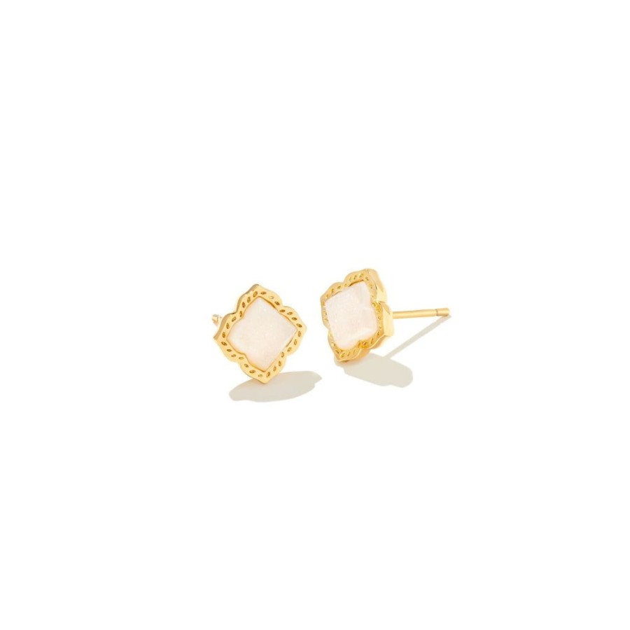 Jewelry Kendra Scott | Kendra Scott Mallory Stud Earrings In Drusy