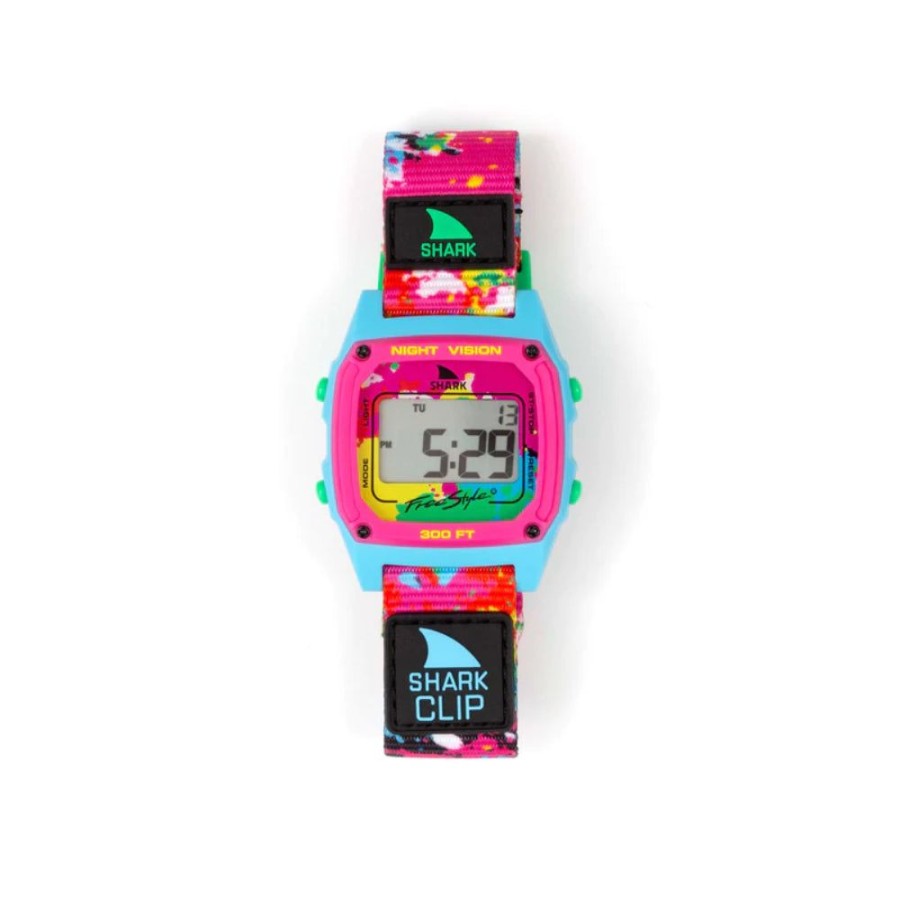 Timepieces Shark | Shark Classic Clip Neon Splatter