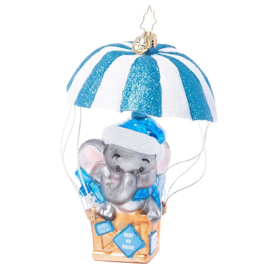 Gifts Christopher Radko | Christopher Radko Bundle Of Joy Baby Ornament