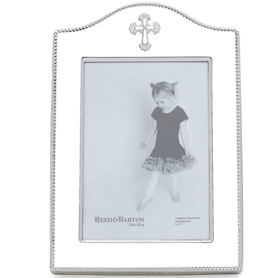 Gifts Reed u0026 Barton | Reed & Barton Abbey Cross Silverplate Frame