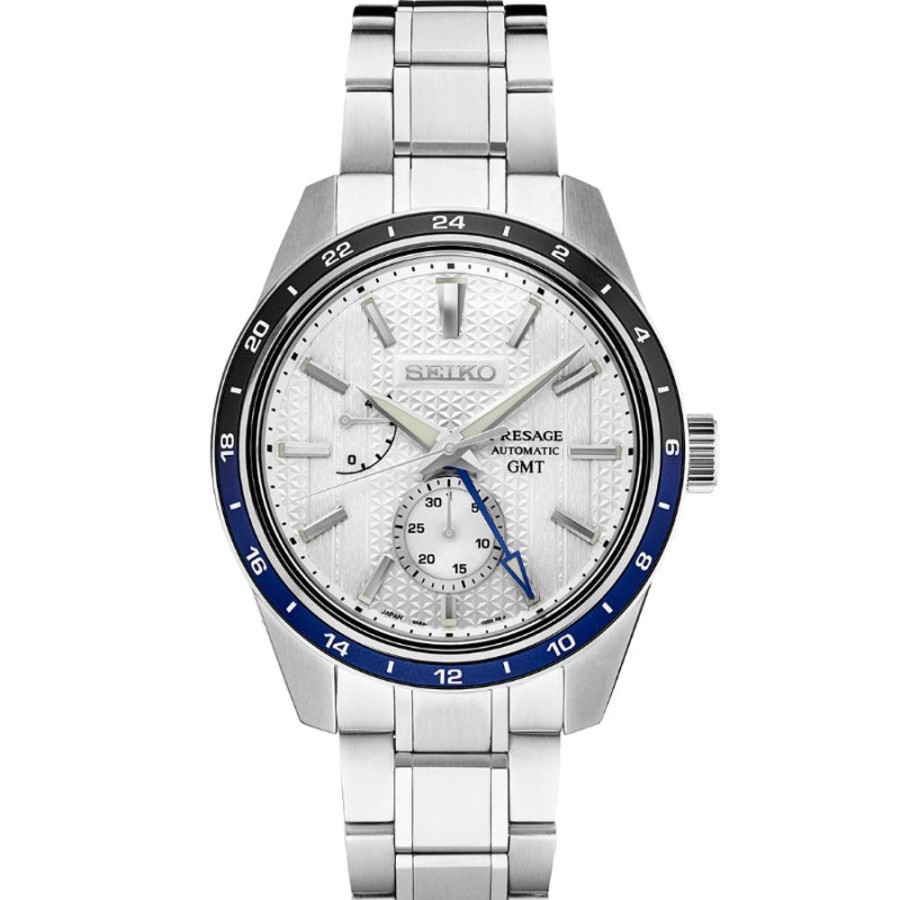 Gifts Seiko | Seiko Presage Collection Zero Halliburton White Gmt Limited Edition Au