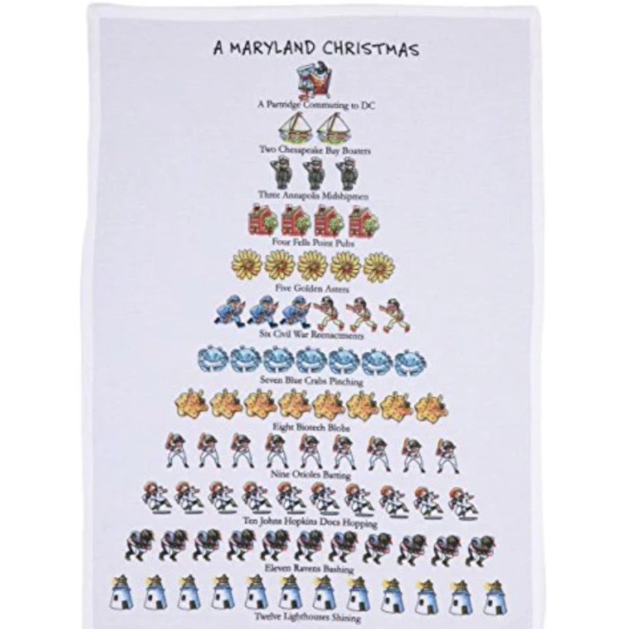 Gifts Peking Handicraft | A Maryland Christmas Kitchen Towel