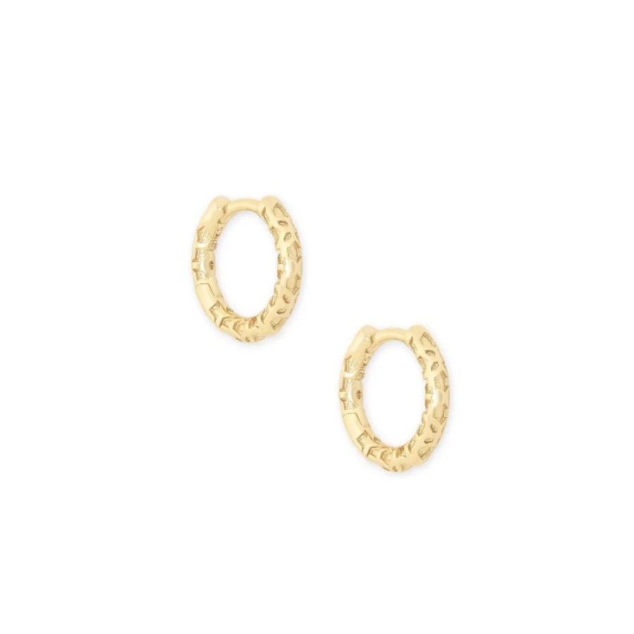 Jewelry Kendra Scott | Kendra Scott Maggie Huggie Hoop Earrings In Filigree