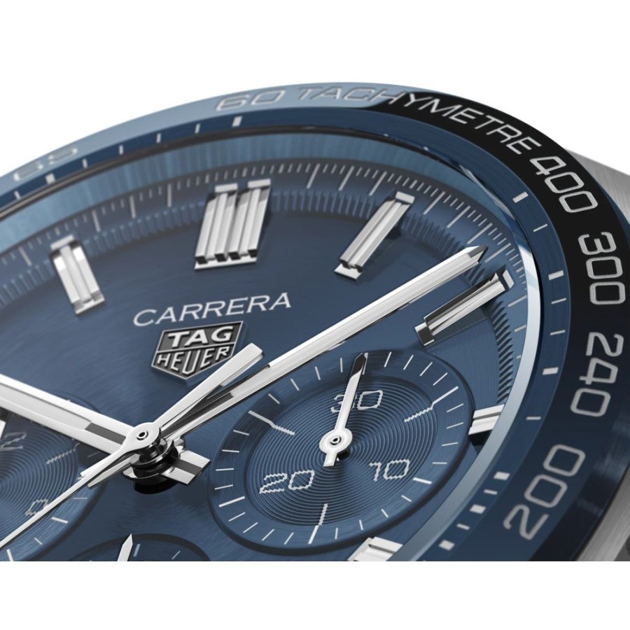 Timepieces TAG Heuer | Tag Heuer Carrera 44Mm Automatic - Blue/Brown