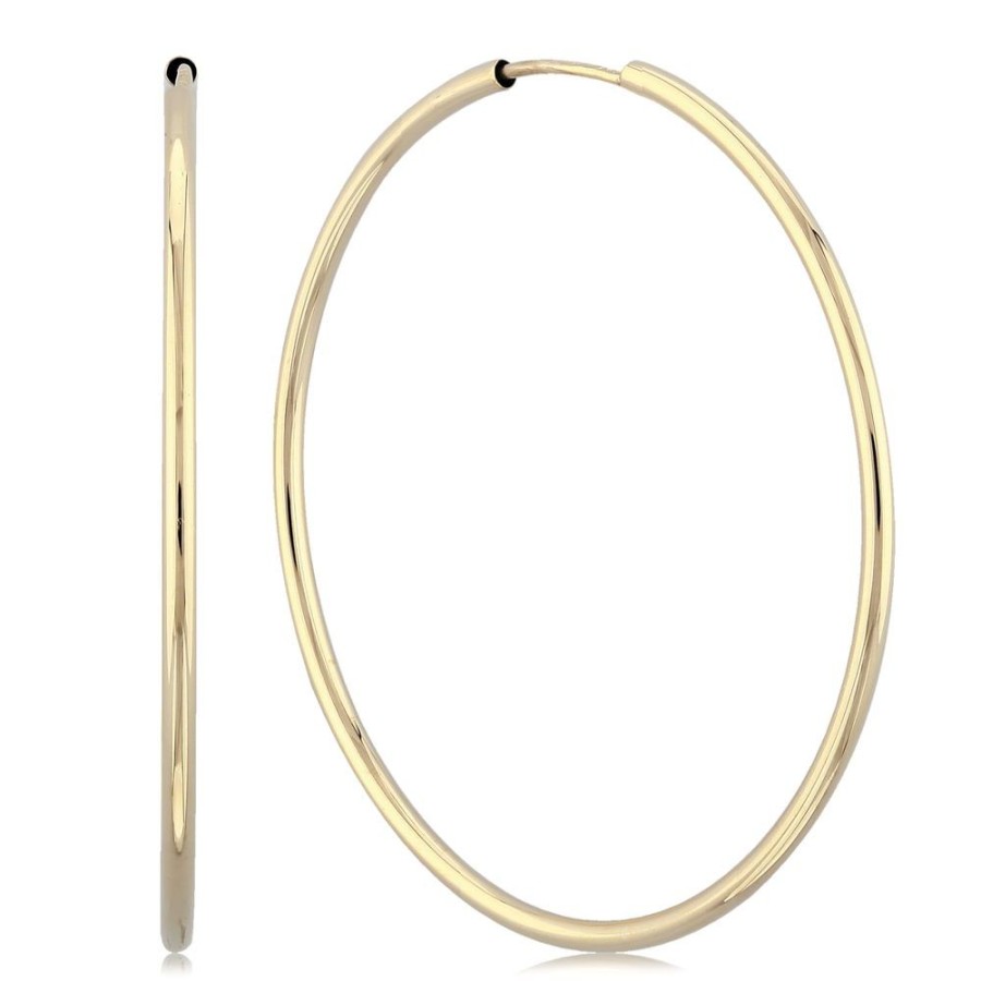 Jewelry Smyth Jewelers | 14K Yellow Gold Endless Hoop Earrings