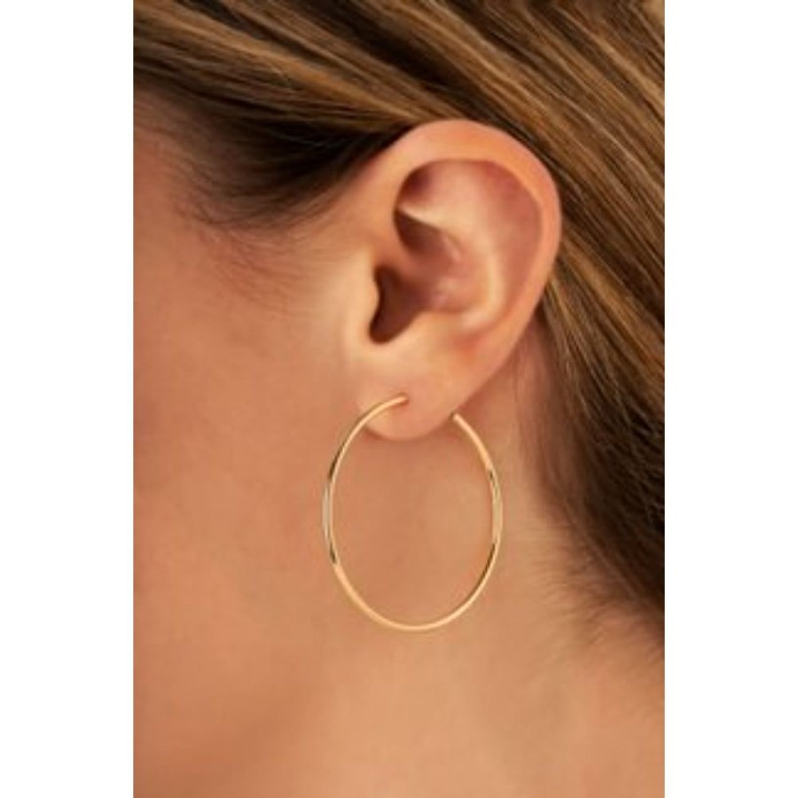 Jewelry Smyth Jewelers | 14K Yellow Gold Endless Hoop Earrings