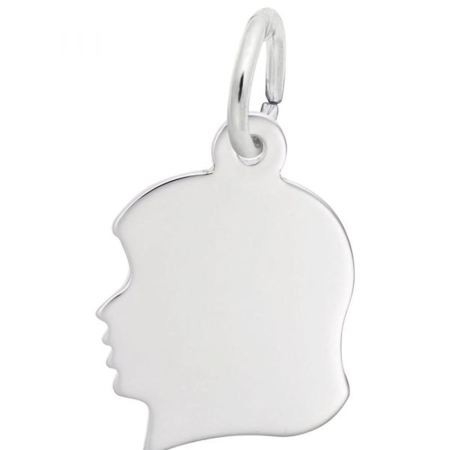 Jewelry Rembrandt | Girl'S Head Charm