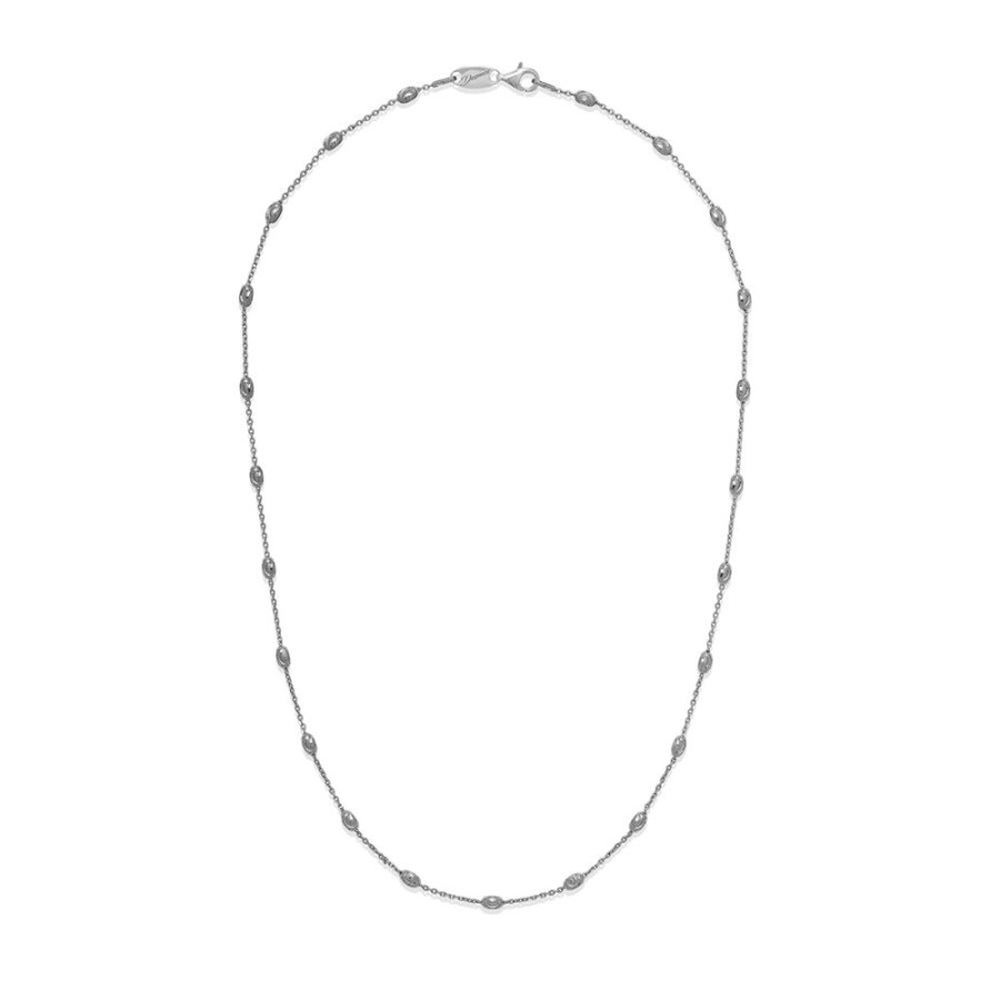 Jewelry Desmos | Desmos "Station Moon" Diamond-Cut Bead Necklace