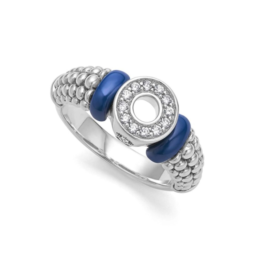 Jewelry Lagos | Lagos Ceramic And Diamond Circle Ring