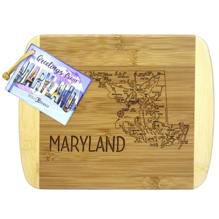 Gifts Totally Bamboo | A Slice Of Maryland 11" Cutting Board