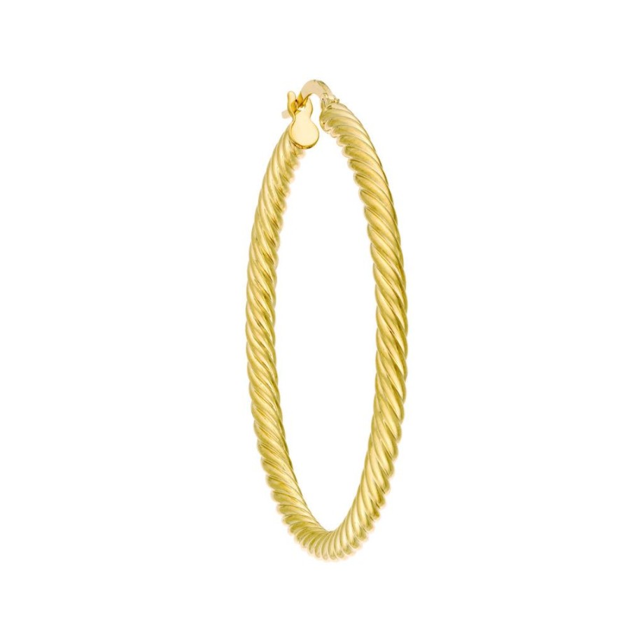 Jewelry Smyth Jewelers | 14K Twisted Rope Hoop Earrings