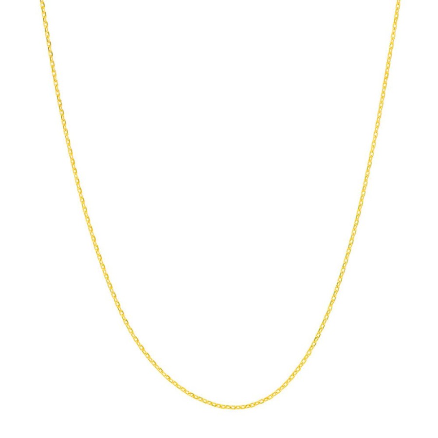 Jewelry Smyth Jewelers | 14K Gold Diamond-Cut Cable Chain, 20"