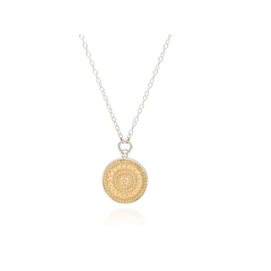 Jewelry Anna Beck | Anna Beck Classic Reversible Disc Pendant Necklace