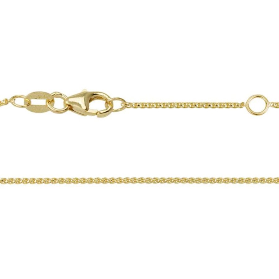 Jewelry Smyth Jewelers | 14K Yellow Gold Diamond Cut Wheat Chain 18-20"