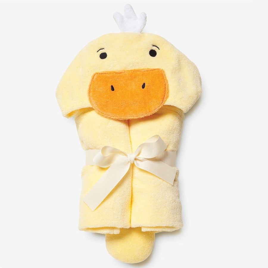 Gifts Elegant Baby | Elegant Baby Bath Wrap Yellow Ducky