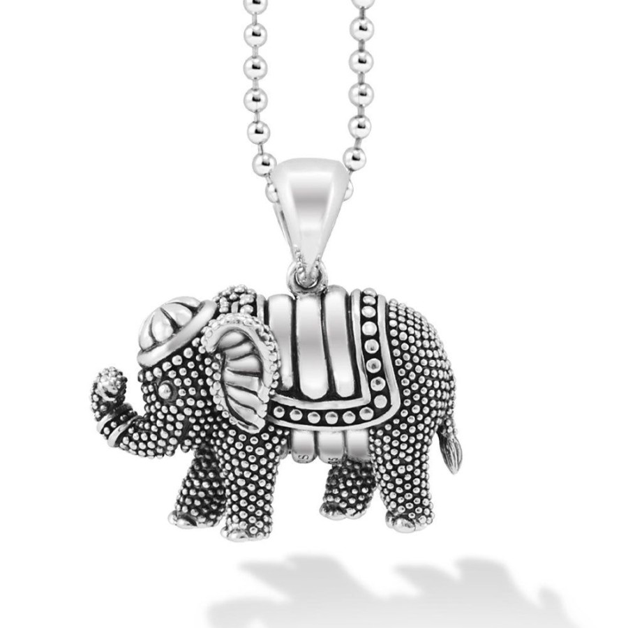 Jewelry Lagos | Lagos Sterling Silver Elephant Pendant Necklace