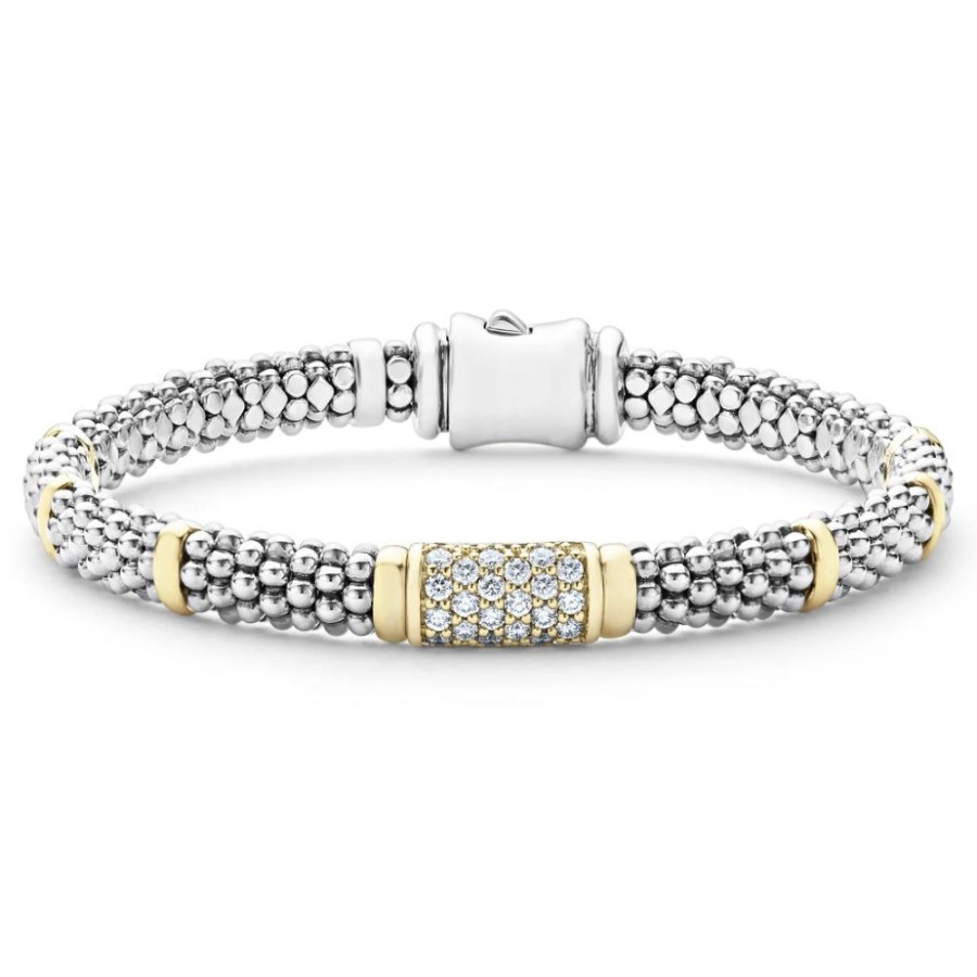 Jewelry Lagos | Lagos 6Mm Diamond Caviar Bracelet