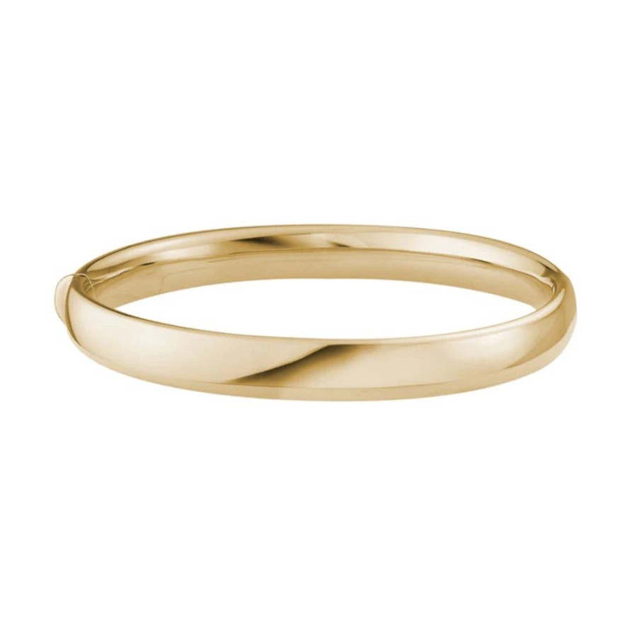 Jewelry Smyth Jewelers | 14K Wide Polished Hinged Bangle