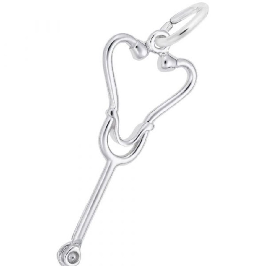 Jewelry Rembrandt | Sterling Silver Stethoscope Charm