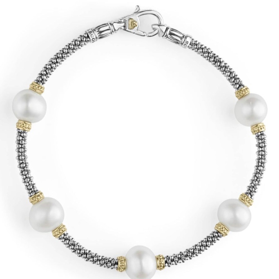 Jewelry Lagos | Lagos Luna Five Pearl Bracelet