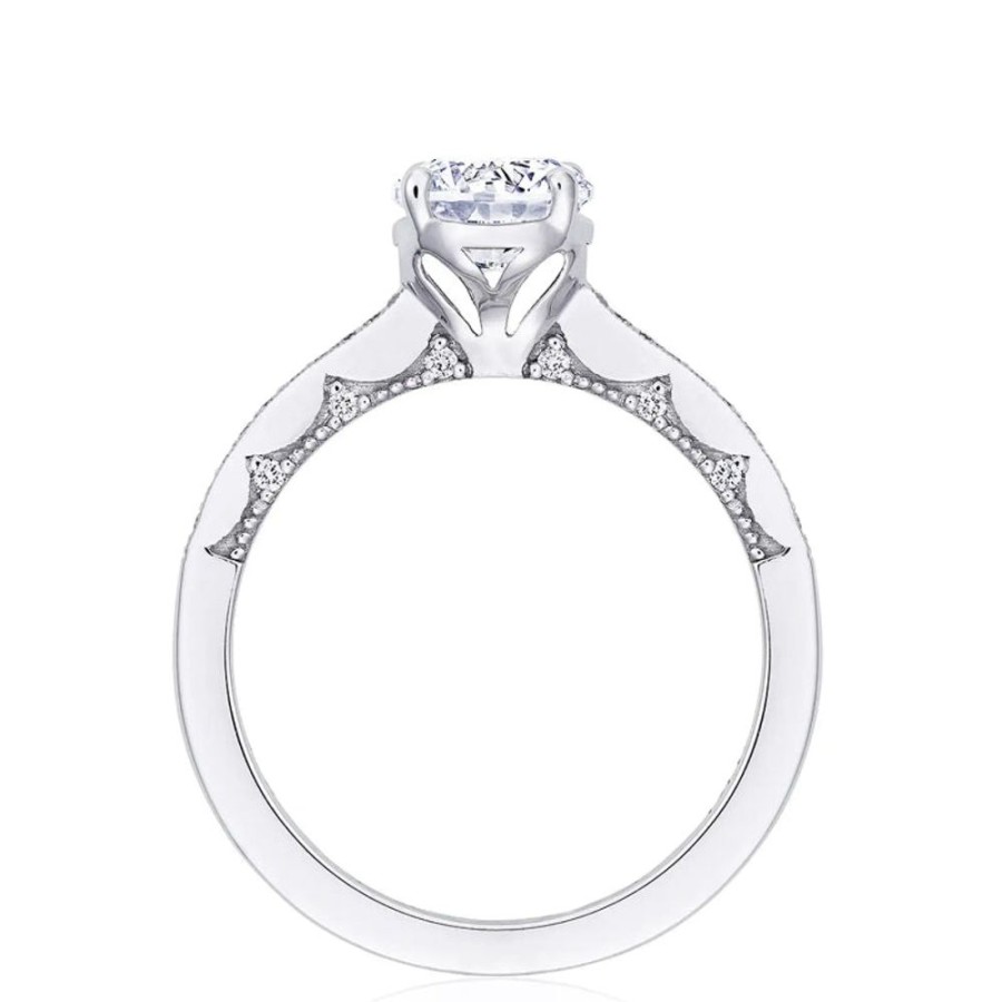 Jewelry Tacori | Tacori Coastal Crescent 14Kw Round Solitaire Engagement Ring