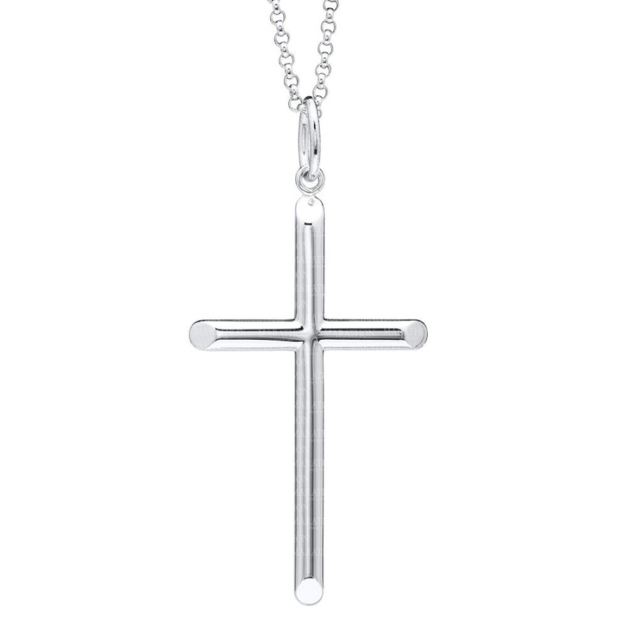 Jewelry Smyth Jewelers | Sterling Silver Cross Pendant Necklace