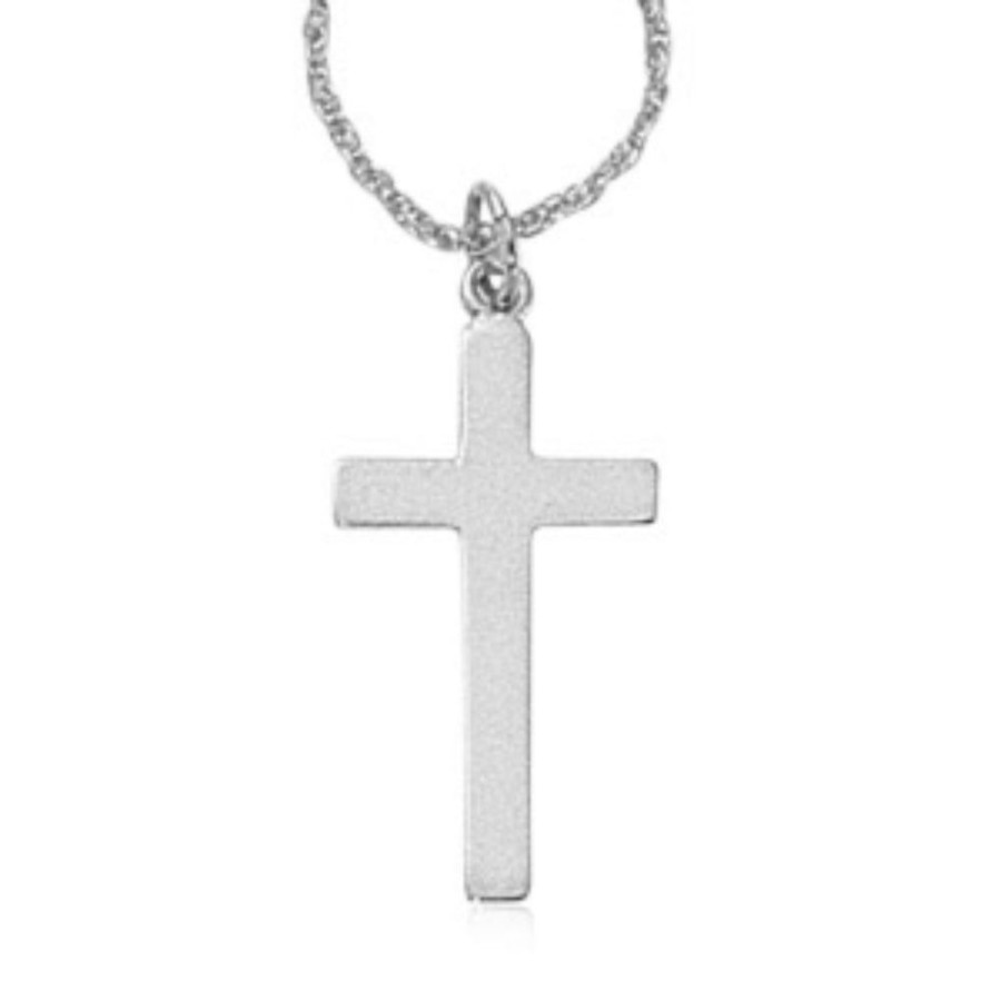 Jewelry Smyth Jewelers | 14K White Gold Cross Pendant