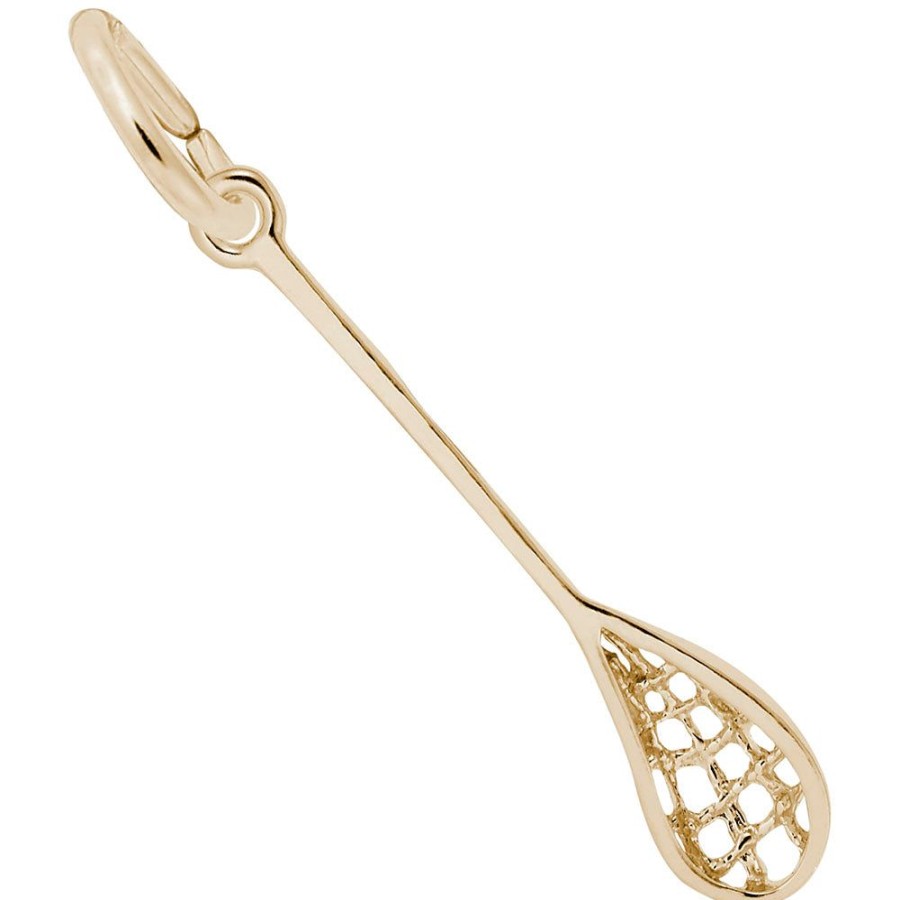 Jewelry Rembrandt | 14K Traditional Lacrosse Stick Charm