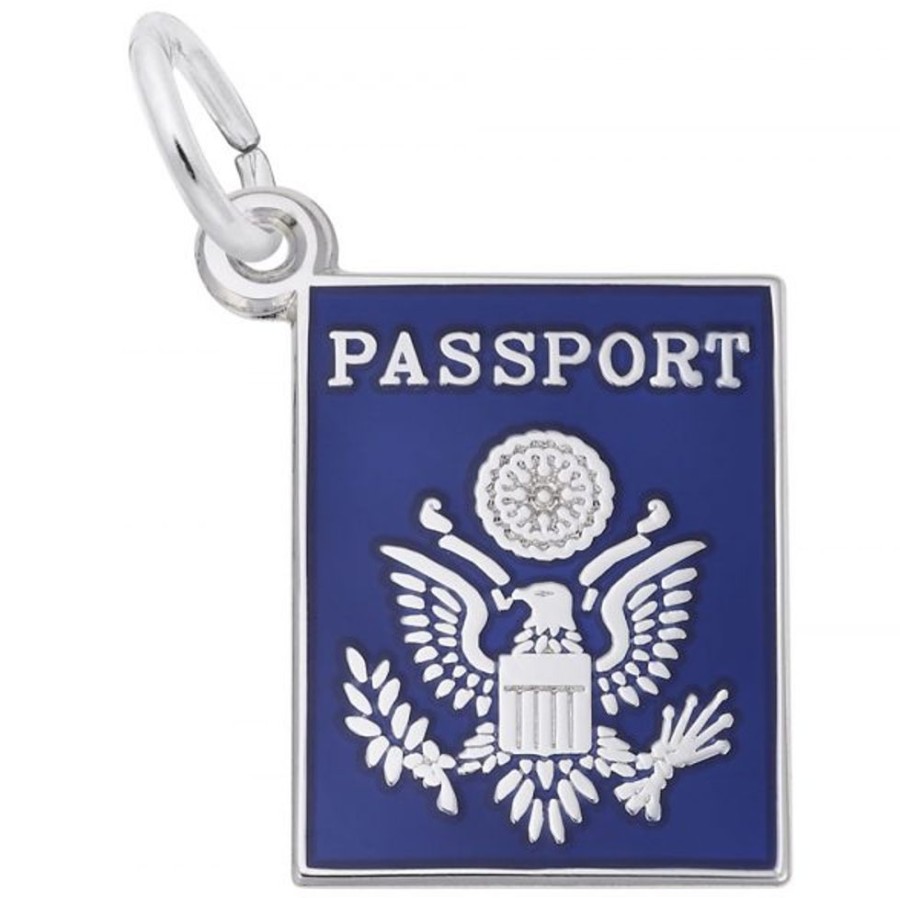 Jewelry Rembrandt | Sterling Silver United States Passport Charm